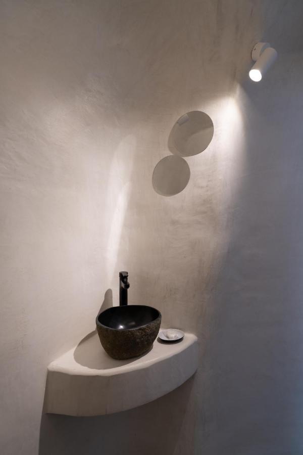 Niso Cave Suites Megalochori  Exteriör bild